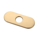 6 inch Stainless Steel Hole Cover Deck Plate for 1 or 3 Hole Bathroom Faucet - Orlando Product