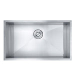 30"x18"x10" Undermount 18 Gauge Stainless Steel Zero Radius Single Bowl Kitchen Sink - Orlando Product