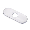 6 inch Stainless Steel Hole Cover Deck Plate for 1 or 3 Hole Bathroom Faucet - Brushed Nickel