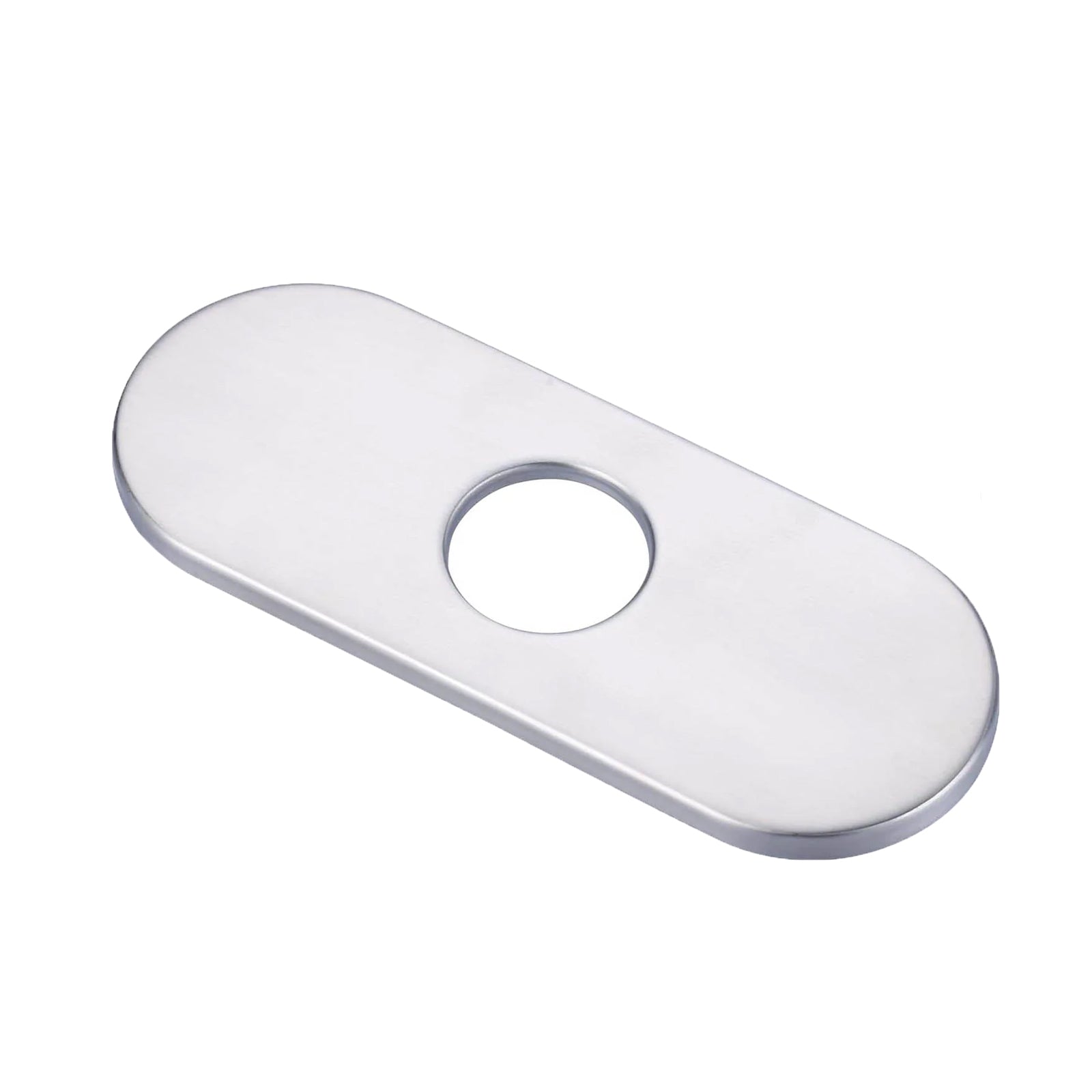 6 inch Stainless Steel Hole Cover Deck Plate for 1 or 3 Hole Bathroom Faucet - Orlando Product