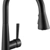 Single Handle Pull Down Sprayer Kitchen Faucet with 3 Function - Matte Black