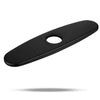 10 inch Stainless Steel Hole Cover Deck Plate for kitchen Faucet - Matte Black