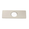 6 inch Stainless Steel Hole Cover Deck Plate for Bathroom Faucet - Brushed Nickel