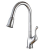 Single Handle Pull Down Sprayer Kitchen Faucet with 3 Function - Chrome