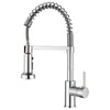 Single Handle Pull Down Sprayer Kitchen Faucet with 3 Function - Chrome