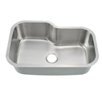 31"x21"x9" Undermount Stainless Steel Single Bowl Kitchen Sink, 18 Gauge - Orlando Product