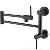 Two Handles pot filler faucet - ORPF412 - Matte Black