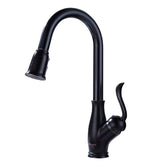 Single Handle Pull Down Sprayer Kitchen Faucet with 3 Function - Orlando Product