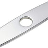 10 inch Stainless Steel Hole Cover Deck Plate for kitchen Faucet - Chrome