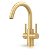 2-handle Single Hole Bar & Prep Faucet - Brushed Gold