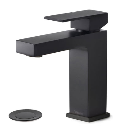 ORLANDO Single Handle Bathroom Sink Faucet, Brass Vanity Faucet with Drain Assembly Supply Line - Orlando Product