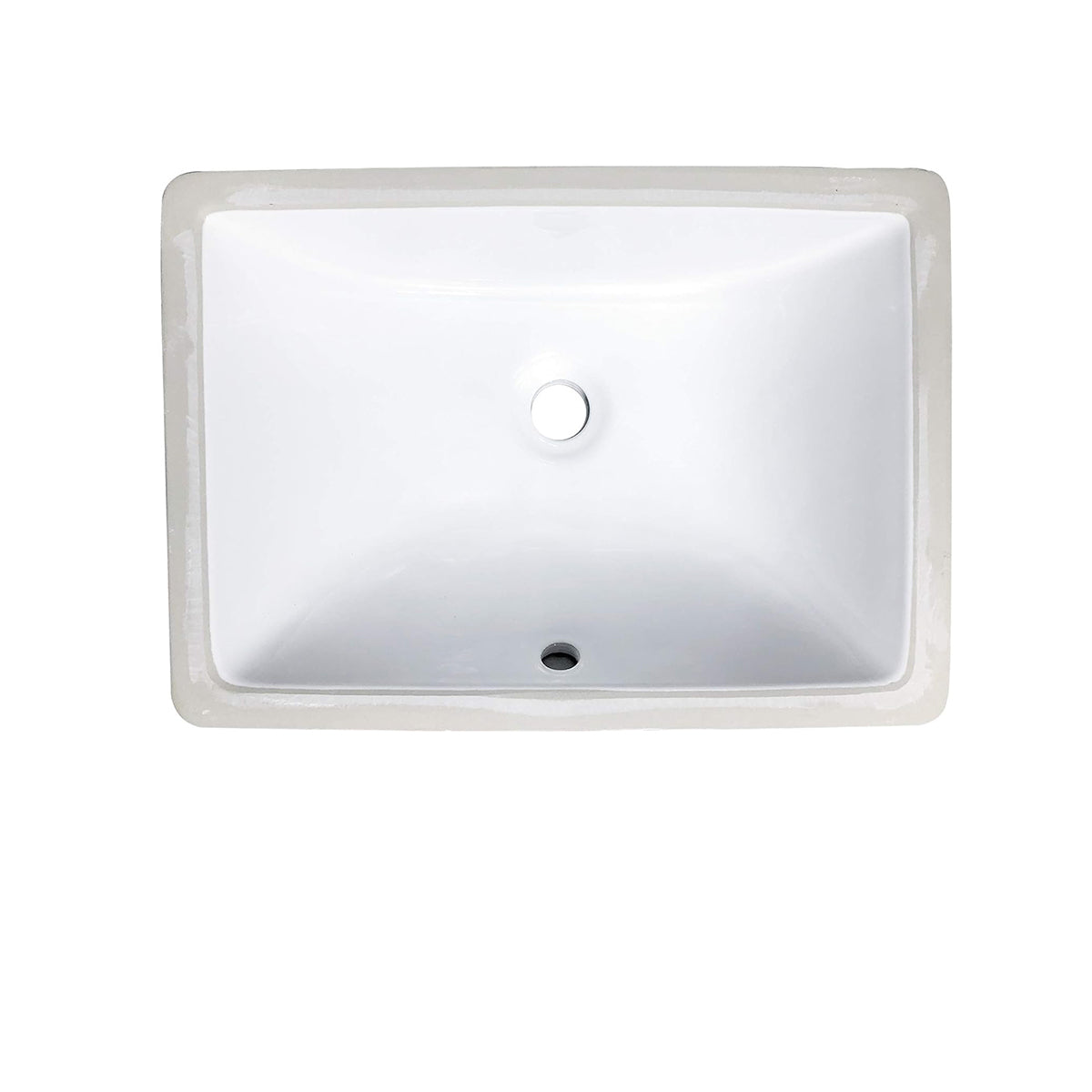 16“x12” Rectangle Ceramic Undermount Bathroom Sink wholesale 96 PCS