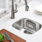 18"x16" Stainless Steel Undermount Single Bowl Kitchen Sink 18 Gauge - Orlando Product