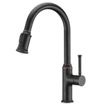 Single Handle Pull Down Sprayer Kitchen Faucet with 2 Function