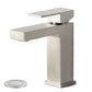 ORLANDO Single Handle Bathroom Sink Faucet, Brass Vanity Faucet with Drain Assembly Supply Line - Orlando Product
