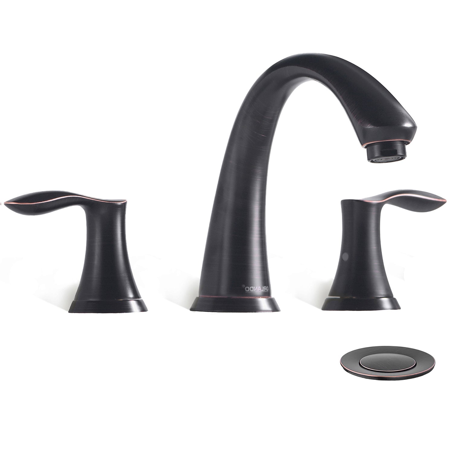 ORLANDO 8 inch Widespread Bathroom Faucet, Two Handle Bathroom Faucet 3 Hole with Pop - up Drain - Orlando Product
