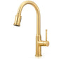 Single Handle Pull Down Sprayer Kitchen Faucet with 2 Function