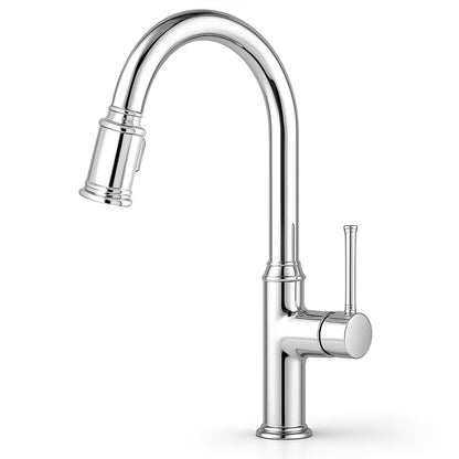 Single Handle Pull Down Sprayer Kitchen Faucet with 2 Function