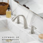 ORLANDO 8 inch Widespread Bathroom Faucet, Two Handle Bathroom Faucet 3 Hole with Pop - up Drain - Orlando Product