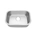 23"x18"x5" ADA Undermount 18 Gauge Stainless Steel Single Bowl Kitchen Sink