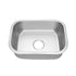 23"x18"x6" ADA Undermount 18 Gauge Stainless Steel Single Bowl Kitchen Sink