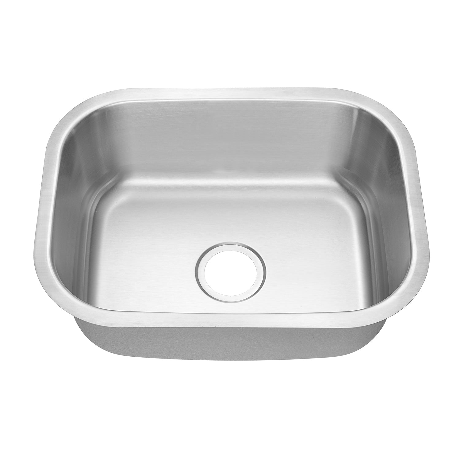 23"x18"x9" Undermount Stainless Steel Single Bowl Kitchen Sink