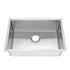 27"x18"x9" Undermount Stainless Steel Finger Radius Single Bowl Kitchen Sink