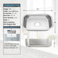 27"x18"x6" Undermount Stainless Steel Single Bowl ADA Compliant Sink, 18 Gauge - Orlando Product