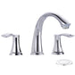 ORLANDO 8 inch Widespread Bathroom Faucet, Two Handle Bathroom Faucet 3 Hole with Pop - up Drain - Orlando Product