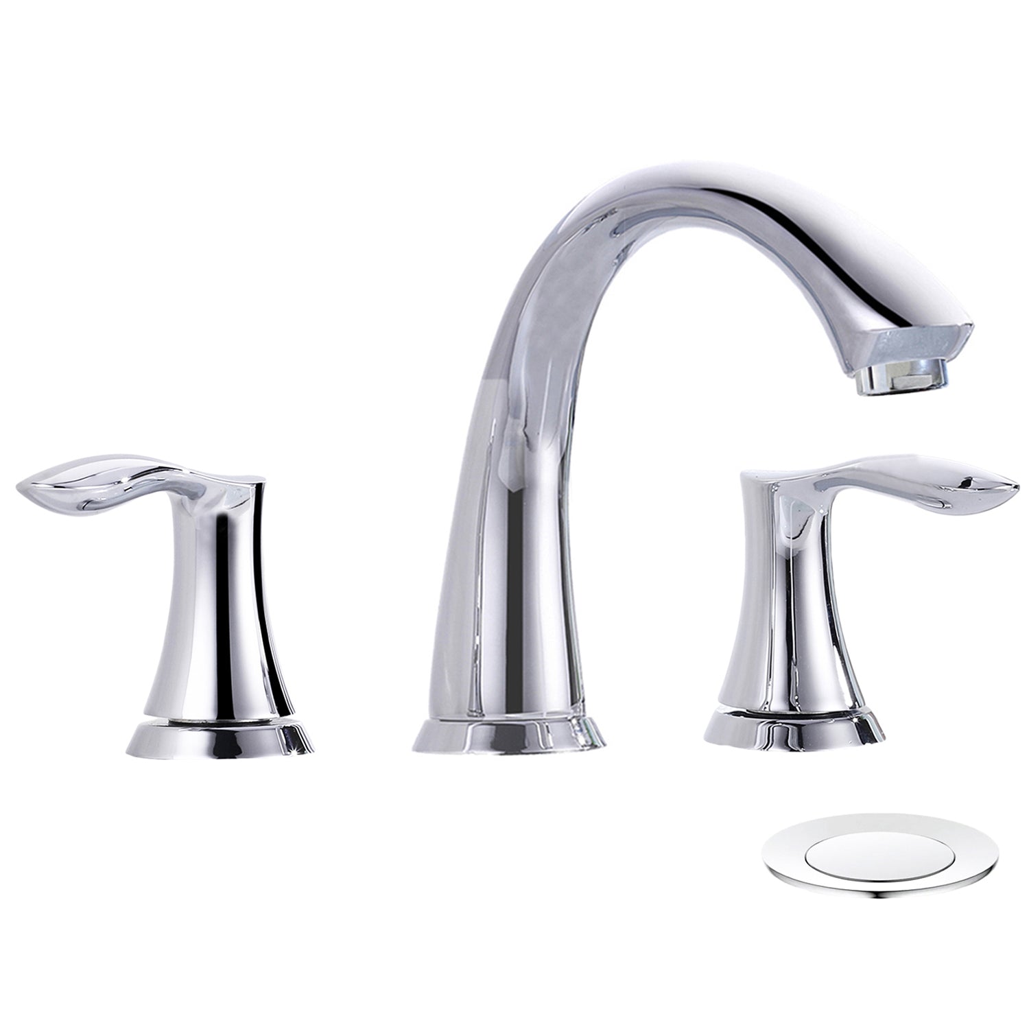 ORLANDO 8 inch Widespread Bathroom Faucet, Two Handle Bathroom Faucet 3 Hole with Pop - up Drain - Orlando Product