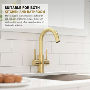 2-handle Single Hole Bar & Prep Faucet