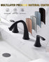 ORLANDO 3 Hole widespread Bathroom Faucet with Pop Up Drain