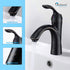 Single handle Bathroom Faucet with Pop Up Drain