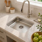 23"x18"x5" ADA Kitchen Sink Stainless Steel Undermount Single Bowl Kitchen Sink , 18 Gauge
