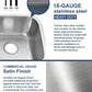 32"x20" Undermount 60/40 Stainless Steel Double Bowl Kitchen Sink, 18 Gauge - Orlando Product
