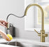 Two Handles Pull Down Sprayer Kitchen Faucet with 2 Function