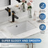 16“x12” Rectangle Ceramic Undermount Bathroom Sink wholesale 96 PCS