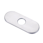 6 inch Stainless Steel Hole Cover Deck Plate for 1 or 3 Hole Bathroom Faucet - Orlando Product