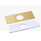 6 inch Stainless Steel Hole Cover Deck Plate for Bathroom Faucet - Orlando Product