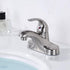 4 inch Centerset 3 Hole Single handle Bathroom Faucet with Pop Up Drain