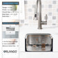 15"x13"x7" Undermount Stainless Steel Single Bowl Kitchen Bar Sink 18 Gauge - Orlando Product