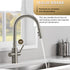 Two Handles Pull Down Sprayer Kitchen Faucet with 2 Function