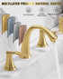 ORLANDO 3 Hole widespread Bathroom Faucet with Pop Up Drain