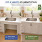 23"x18"x5" ADA Kitchen Sink Stainless Steel Undermount Single Bowl Kitchen Sink , 18 Gauge