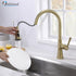 Single Handle Pull Down Sprayer Kitchen Faucet with 3 Function