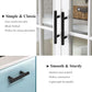 7.5" Stainless Steel Cabinet pulls/handles - 100 Pieces Matte Black - Orlando Product