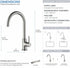 Single Handle Stainless Steel Kitchen Sink Faucet