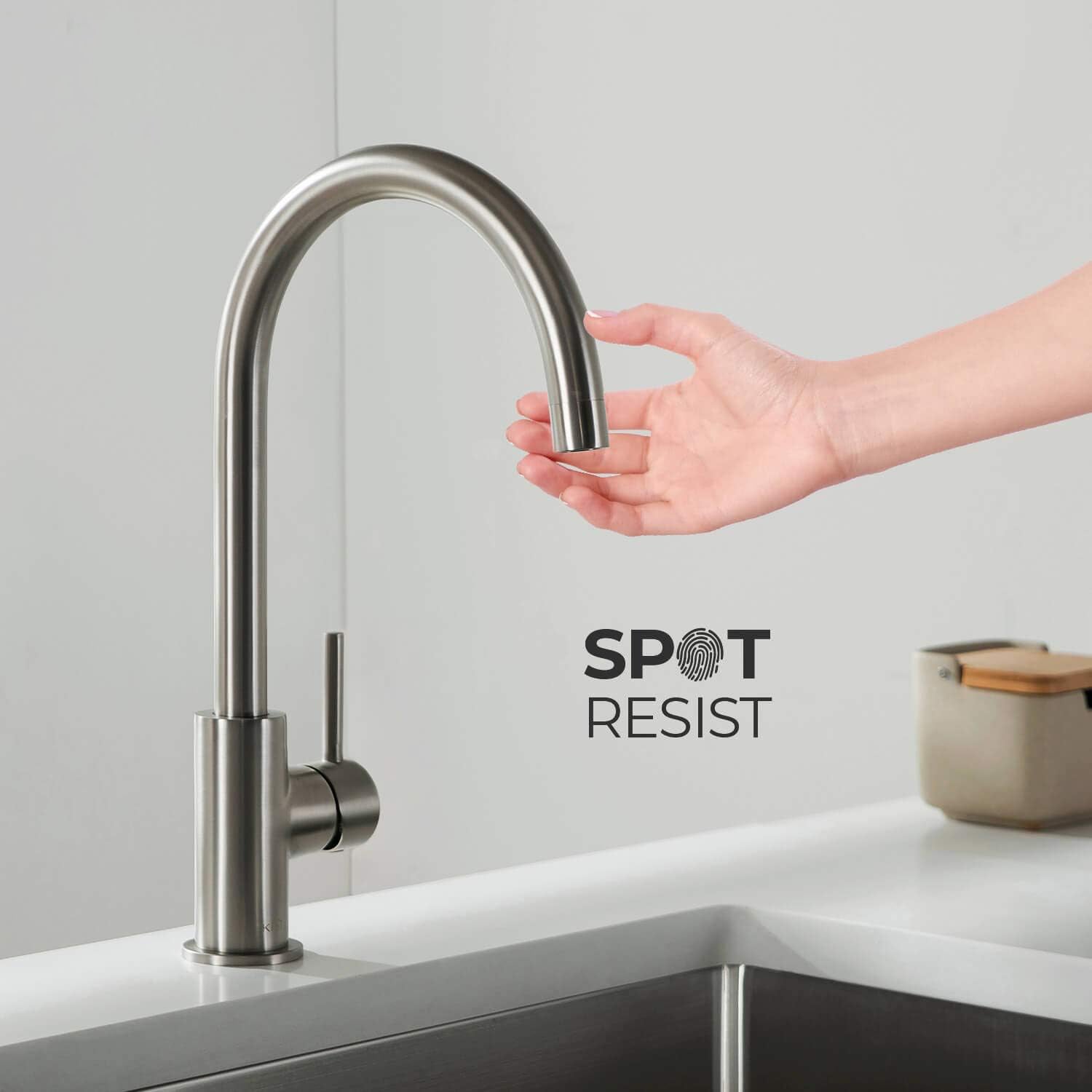 Single Handle Stainless Steel Kitchen Sink Faucet - Orlando Product