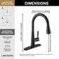 Single Handle Pull Down Sprayer Kitchen Faucet with 3 Function - Orlando Product