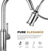 Single Handle Pull Down Sprayer Kitchen Faucet with 2 Function